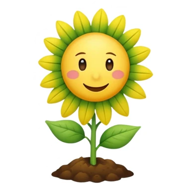sonnenblumenstrauch mit ok zeichen ohne personen sticker