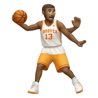 Fadeaway three point jumper for the win sticker