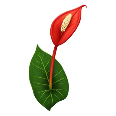 anthurium flower sticker
