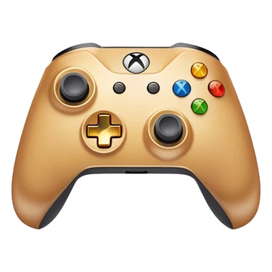 Clash of Clans aesthetic: Cinematic Playful Xbox Wireless Controller Portrait Emoji, rendered in a 3D vector-style similar to standard emojis with minimal shading and bold, simplified shapes. A compact, distinct form with signature details, softly glowing with a modern gaming energy charm. Simplified yet unmistakably iconic, highly detailed and consistent, glowing with a soft radiance and high shine. Stylized with a touch of next-gen innovation and a soft glowing outline, capturing the essence of a beloved gaming relic with a friendly, playful manner! sticker