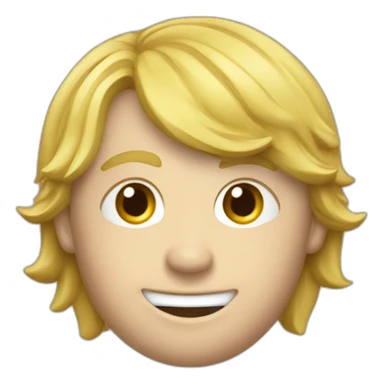 Joueur de foot blond avec le numéro 7 sticker