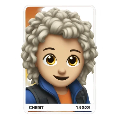 trading card sticker