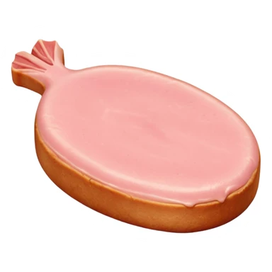 raw chicken cutlet, thin, boneless, pale pink, smooth glossy surface, irregular shape, visible muscle grain, fresh, moist, no plate packaging garnish or faces, clean 3D, soft shadows, transparent background, emoji scale sticker