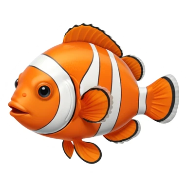 Clown fish in an aquarium sticker