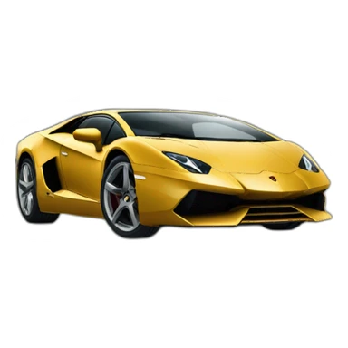 Homme dans Lamborghini laventador sticker