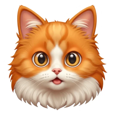 little cute Shocked cat sticker