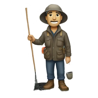 Pothole fishermen  sticker