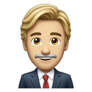 emoji de el candidato a presidente argentino milei sticker
