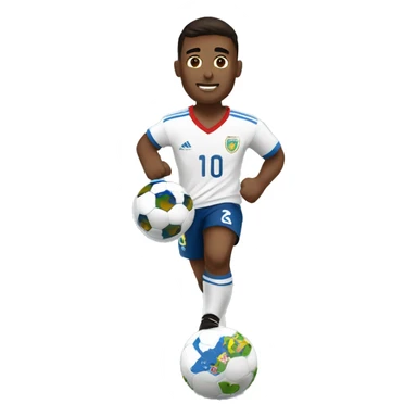 Jugador de fútbol levantando la copa del mundo  sticker
