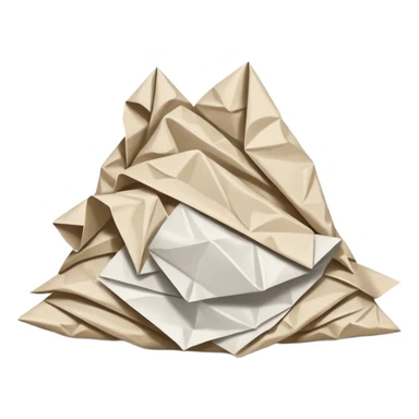 Papel arrugado  sticker