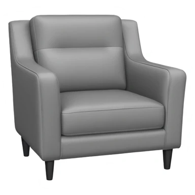 modern armchair in corner of hotel room (showing isometric corner of room) sticker