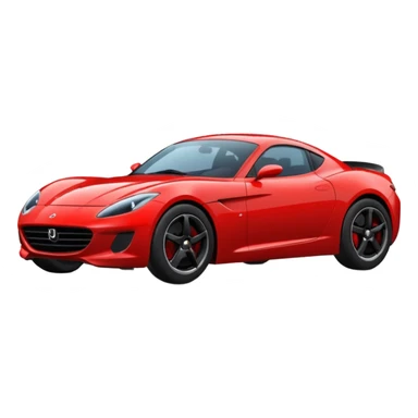 red sports car sticker