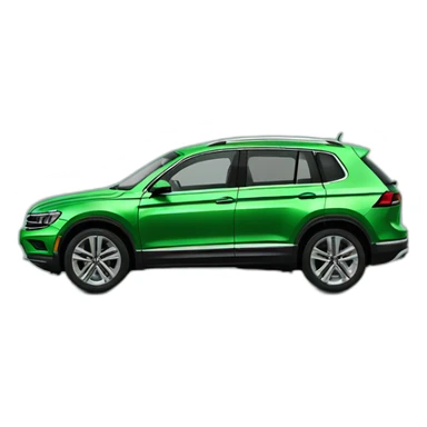 Tiguan volkswagen green sticker