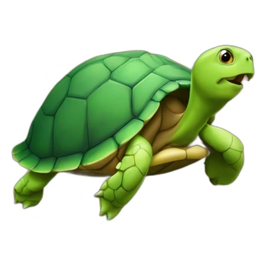 Tortue sur un moustique sticker
