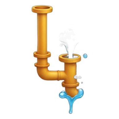 Pipe Water leak drip sticker
