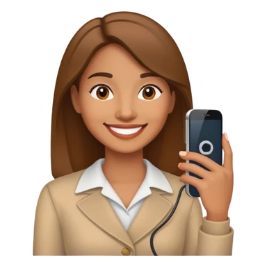 Phone sales women  sticker