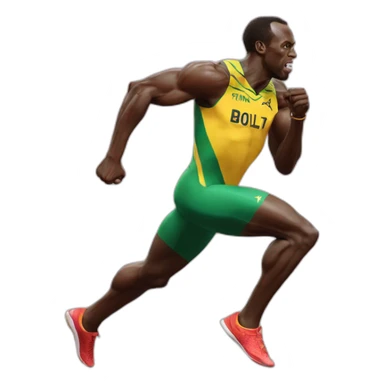 Usain bolt sticker