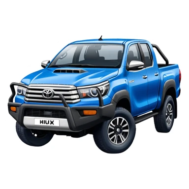 Toyota Hilux - Toyota (Model Year: 2021) (Iconic colour: Blue) sticker