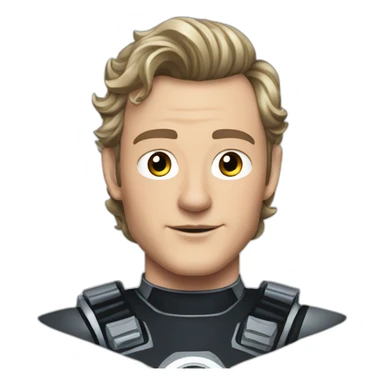 Fancy disco futuristic Jonathan Toews in spaceship sticker