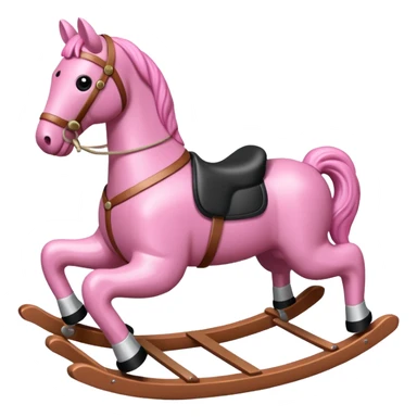 pink Rocking Horse sticker