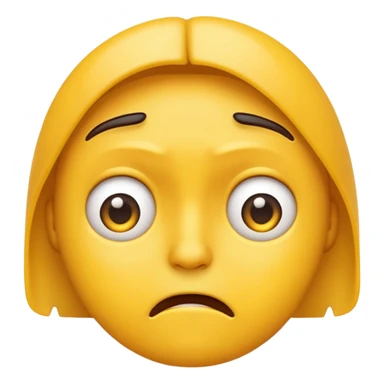 anxious emoji sticker