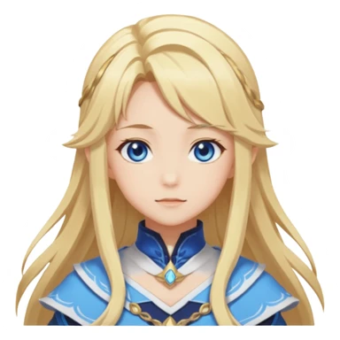 Lumine from Genshin Impact in Hoyoverse Anime Style  sticker