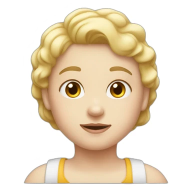 White family big girl two boys sticker