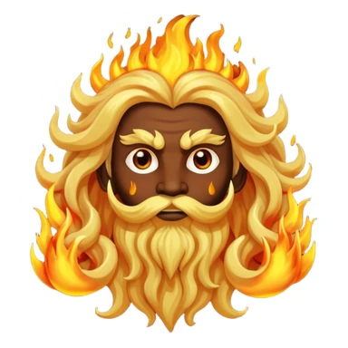 Fire god sticker