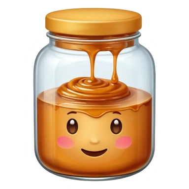 Salted caramel jar  sticker