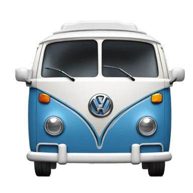 Un volkswagen california récent vue du coté qui semble rouler vite sticker