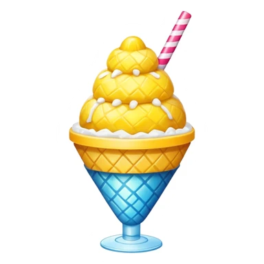 pineapple snow cone sticker