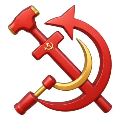 hammer and sickle sticker