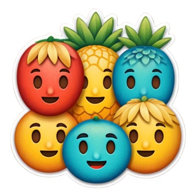 Retro Stickers  AMIGOS sticker