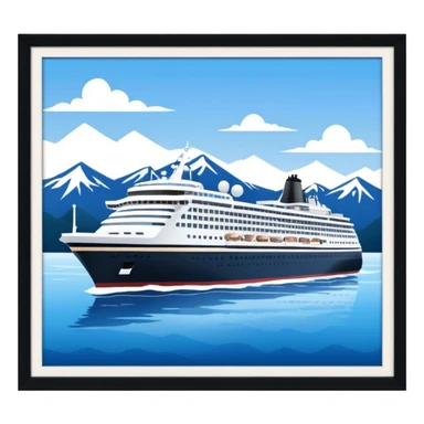 Alaska cruise sticker