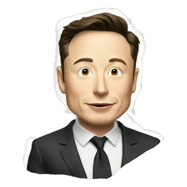 elon musk with money sticker