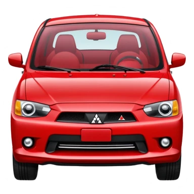 Mitsubishi car sticker