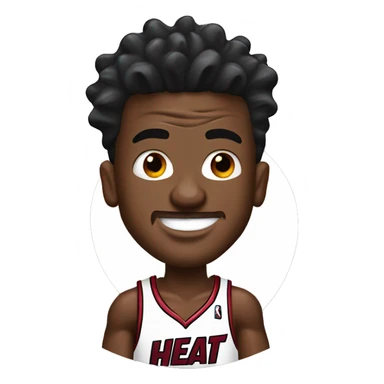 jimmy butler with the miami heat basketball sticker