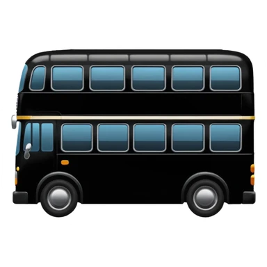 black bus 2d sticker