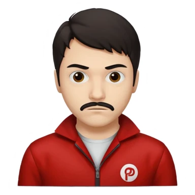 Tokyo in the la casa de papel TV show sticker