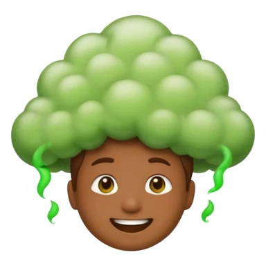A person farting emoji sticker