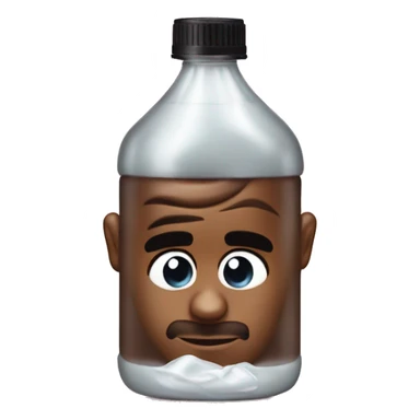 P Diddy with baby oil bottle sticker