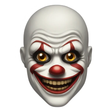 Art the clown from terrifier sticker
