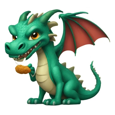 Dragon with doobie sticker