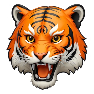 Harrisburg High School Tiger Logo sticker