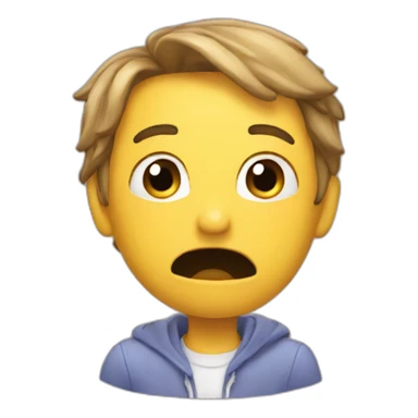 whispering a question to someone else sticker