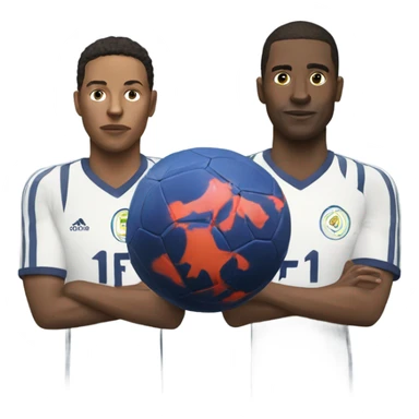 2 people play fifa sticker