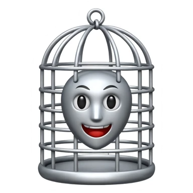 Castity cage bdsm style sticker