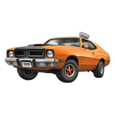 Dukes of hazard sticker