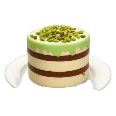 Tiramisu with pistachio  sticker