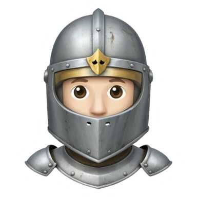Monty pyton knight with full face covered helmet sticker